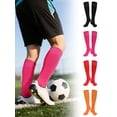 thumbnail image 3 of Gustave 4 Pairs Baseball Soccer Socks Knee High Multi-Sport Softball Socks Over the Calf Compression Athletic Socks Tube Socks for Men Women Youth Adult, 3 of 10