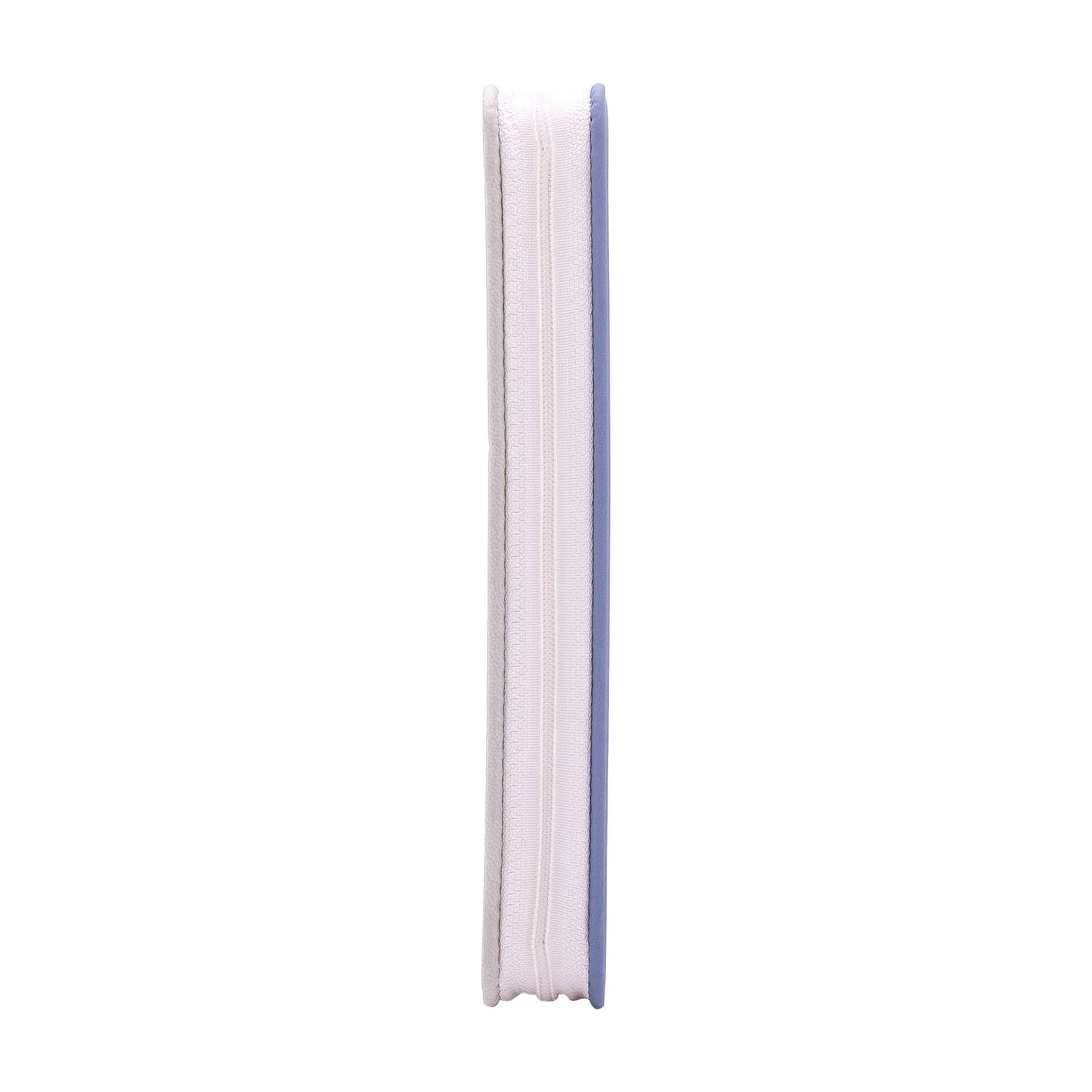 Zippered Faux Leather Journal: For the Lord is Good Psalm 100:5