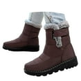 thumbnail image 2 of Women's Snow Boots Stylish Thickened Winter High Top Casual Warm Boots for Outdoor Activities Comfy and with Sole for Comfort, 2 of 5