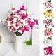 thumbnail image 1 of Arreglo floral de orquídea artificial | 5 Horquillas Phalaenopsis Mariposa Orquídeas | Tela de seda realista | 50cm Decoración de boda floral falsa para casa | Múltiples colores | 1 Pieza | Flor, 1 of 7