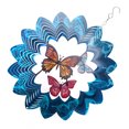 thumbnail image 3 of Spinner Colgante De Mariposa, Spinner De Viento De Jardín De Arte De Metal Cortado Con Láser, Carillones De Viento Giratorios De 360 ​​Grados Yuarrent HA014080-00, 3 of 5