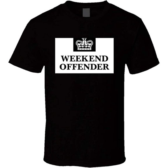 Weekend Offender Prison Black Classic Short Sleeve Unisex T-Shirt