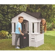 Little Tikes Cape Cottage- Black & White, Indoor & Outdoor Playhouse, Ages 2+