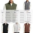 thumbnail image 6 of StSilkitty Sleeveless Vest for Men Full Zip Stand Collar Fleece Vest Jacket Outerwear with Pockets Lightweight Outdoor Waistcoat, 6 of 6