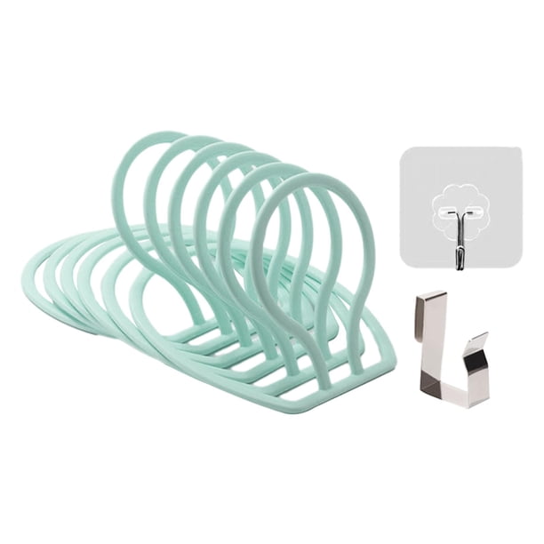 Organizador de sombreros de montaje en pared, colgador de pared multiusos Estante de bufanda Ahorro de espacio Estante de almacenamiento de de , VERDE Soledad sostenedor del sombrero