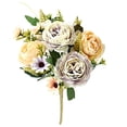 thumbnail image 2 of 1Pc Clearance Under $3 Artificial Ranunculus Fake Peony Abs For Vase Display Peony Charming Yellow, 2 of 9
