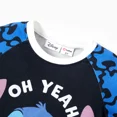 thumbnail image 4 of Disney Toddler Boys Lilo & Stitch Graphic T-Shirts and Shorts 2 Pieces Summer Outfit Sets Sizes 2-6, 4 of 7