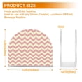 thumbnail image 3 of Napkin Holder Zigzag Pattern Design Thick U Shape Acrylic Non Slip Space Saving for Kitchen, 3 of 9