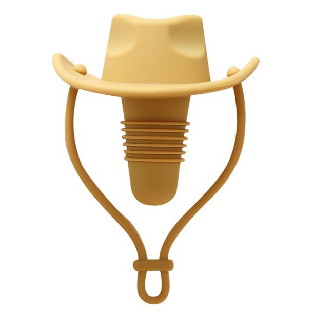 Divertido sombrero de vaquero tapa sellos botella silicona tapones de vino utensilios de cocina