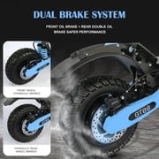 Fast Electric Scooter for Adults, GT08 5600W Dual Motor Off-Road E-Scooter, 50 MPH Top Speed & 46 Miles Long Range, 11 Fat Tires Foldable Motorized Scooter, 60V 27AH