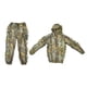 thumbnail image 1 of Traje de disfraz para niños, chaqueta militar de camuflaje de hoja, conjunto de pantalones para caza, observación de aves, altura verde inferior a 1,55 m, 1 of 14