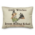 thumbnail image 2 of Creative Products Lil Witch Broom Riding School 14x20 Spun Poly Pillow, 2 of 3