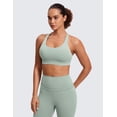 thumbnail image 2 of CRZ YOGA Women's Strappy Sports Bras Fitness Workout Padded Yoga Top Criss Cross Back, 2 of 4