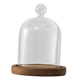 thumbnail image 1 of Campana de cristal con cúpula de 3,5 pulgadas de diámetro, cubierta transparente redonda, vitrina de mesa para accesorios de regalo de inauguración de Estilo B, 1 of 8