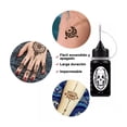 thumbnail image 2 of Kit Básico Para 6 Color Tatuajes Henna Natural Temporales LAB.G, 2 of 4