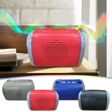 Msgweeeg Speaker Bluetooth Wireless Bluetooth Speaker Intelligent Bluetooth Speaker Bluetooth Small Speakerhigh Sound Quality High Volume Car Mounted Household Card Insertion Subwoofer