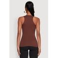 thumbnail image 5 of Womens Ribbed Knit Racerback Tank Top, 5 of 5