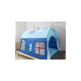 thumbnail image 2 of Tente de Jeu Maison de Jeu de Jardin sur Lit Amovible pour Enfant Fille Garçon - Blue House esquí esquí Gafas de esquí, 2 of 4