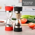 thumbnail image 2 of ENJOYW 2 in 1 Dual Salt Pepper Mill Sesame Spice Grinder Shaker Kitchen Cooking Tool Pepper Grinder, 2 of 7
