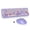 Colorful Purple, variant on Purple And Mouse Wireless  Cute Retro Full-size Cordless With Number Pad 2.4 Ghz Usb Receiver For Computer/laptop/windows/mac(coloful Purple)