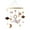 clouds, variant on Wooden Crochet Crib Mobile Toy With Teething Rattle Design For Baby Sensory Development And Nursery Decoration