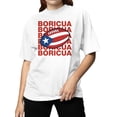 thumbnail image 2 of Boricua Football Pride Graphic Women's T-shirt, 2 of 3