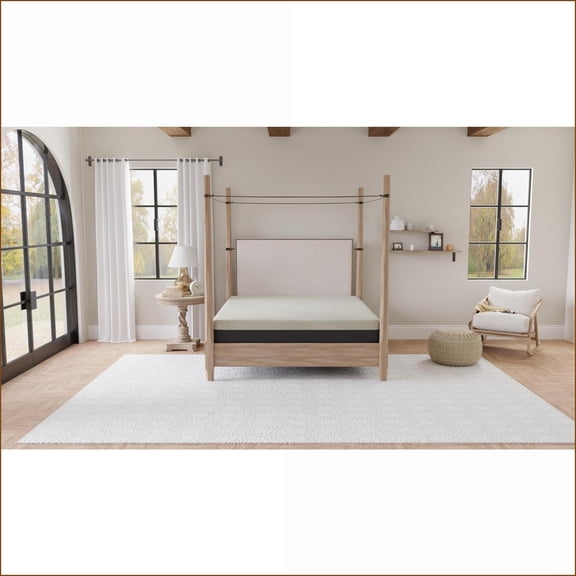 Mattresses, Omne Sleep Twin 10 Inch Medium Gel Memory Foam Tight Top Mattress | Dark Gray | Foam