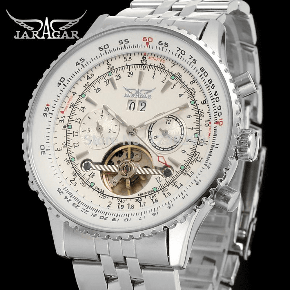 Jaragar aviator tourbillon watch deals