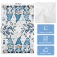 thumbnail image 5 of Blue Gnomes Christmas 1 Pack Kitchen Towel, Water Absorbent Dish Towel, Xmas Ball Snowflake Gifts Botanical Wooden Decorative Hand Towels - Quick Drying Cloth for Cooking Baking, 18x28 Inch, 5 of 8