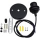 thumbnail image 2 of Paquete de 2 lámparas colgantes de techo E27, colgante de rosa de techo con portalámparas, juego de accesorios de montaje para suspensión de bricolaje, candelabros vintage, lámpara colgante moderna, negro brillar Electrónica, 2 of 5