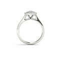 thumbnail image 4 of 3/4 Carat T.W. Diamond Cluster Halo Engagement Ring in 10k White Gold, 4 of 9