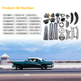 thumbnail image 5 of Engine Timing Chain Kit w/Chain Guide Tensioner Sprocket | Fit for Buick Allure LaCrosse, Cadillac ATS CTS SRX XTS, Chevy Camaro Equinox Impala Malibu, GMC, Pontiac, Saab, Saturn, Suzuki | OE# 9-0753, 5 of 9