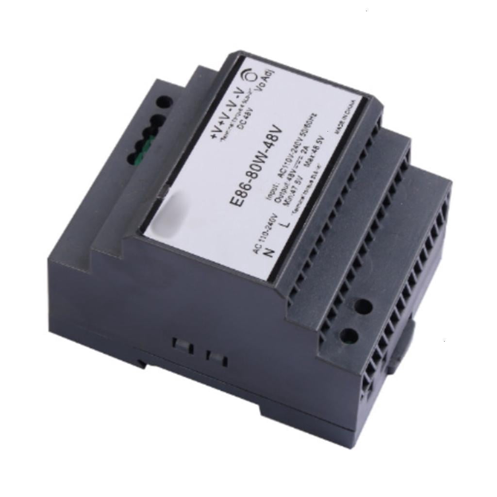 Professional 80W 220V 48V Power Converters With Protections DIN Rails For Commercial Applications