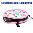 thumbnail image 5 of Pawtitas Foldable Dog Travel Bowls for Your Dog's Food and Water Pink Heart, 5 of 8