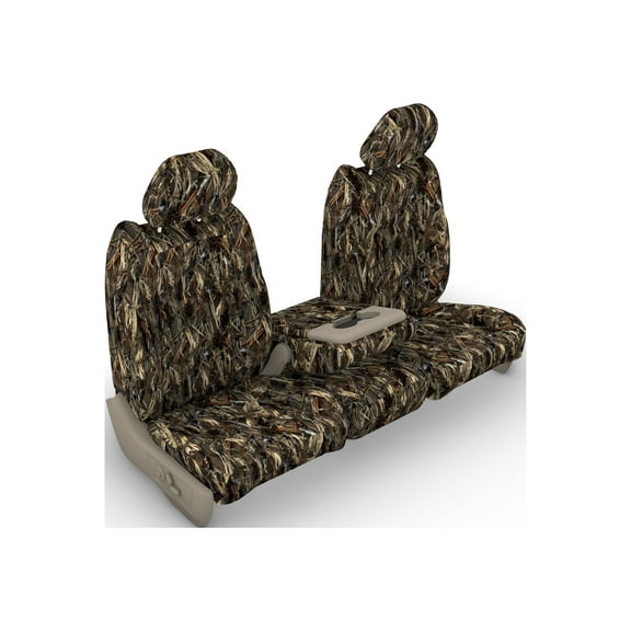 D1334 2013-2019 Dodge Ram 1500-3500, Front 40/20/40, Exact Front Seat Covers, in Camo Endura