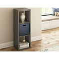 thumbnail image 2 of ClosetMaid 4546 Decorative Open Back 3-Cube Storage Organizer, Graphite Gray, 2 of 3