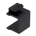 thumbnail image 2 of Heavy-Duty Blank Keystone Insert, Thermoplastic , Black, 25-Pack, 2 of 4
