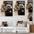 thumbnail image 4 of Designart Blue And Gold Daisy Bunch II Canvas Wall Art, 4 of 5