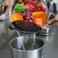 thumbnail image 3 of Silicone Clip On Strainer for Pots and Pans, Kitchen Pasta Strainer Clip, Food Colander for Meat, Vegetables, and Fruit, 3 of 3