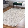 thumbnail image 3 of Rugs.com Cherokee Collection Rug – 8' x 10' Ivory High Rug Perfect For Living Rooms, Large Dining Rooms, Open Floorplans, 3 of 9