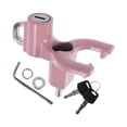 thumbnail image 1 of Gancho colgante para motocicleta Doble horquilla soporte para casco de motocicleta, bolsa de equipaje para scooters bicicletas metal rosa claro 1 juego tornillo llave hexagonal llave, 1 of 7