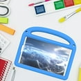 thumbnail image 5 of Dteck Case for Samsung Galaxy Tab A9 8.7" SM-X110/X115, Lightweight EVA Shockproof Handle Kids Case with Kickstand Cute DIY Accessories,Blue (Cartoon Letters), 5 of 6