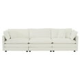 thumbnail image 4 of 3 Piece Living Room Sofa Set, Upholstered Sectional Sofa Couch Set, Including 3 Seater Sofa+2 Piece Single Sofa for Living Room, Apartment, 4 of 9