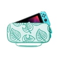 thumbnail image 3 of SHAR Portable Storage Case (Green Leaf) for Nintendo Switch lite models Durable Hard Shell Game Storage Handbag Portable Travel Bag PU Bag, 3 of 5