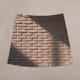 thumbnail image 5 of Red Brick Wall, Brick Stone Wall Women's High Waist Skirt Stretchy Casual Mini Skirt, 5 of 8