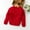 Red, variant on Piuwrlz Winter Knitted Sweaters for Kids Girls Fluff Sweatershirt Fashionable Thickening Keep Warm Pullover Sweater Navy Size 4 Years
