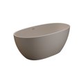 thumbnail image 5 of MIKIBAMA Beige Resin Stone Freestanding Soaking Bathtub - 63"L x 30.7"W, 5 of 10