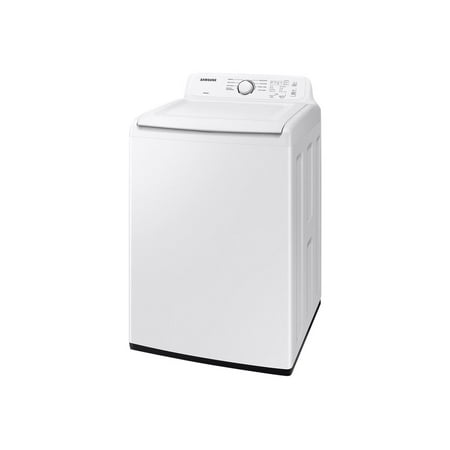 Samsung - 4.1 cu. ft. High-Efficiency Top Load Washer with Soft-Close Lid and 8 Washing Cycles - White