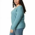 thumbnail image 2 of Ella Moss Womens Ribbed V-Neck Sweater, 2 of 5