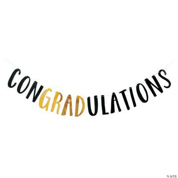 Graduation Congradulations Garland, Graduation, Party Decor, 1 Piece